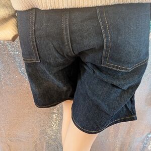 Indigo Gap 1969 Bermuda Denim Shorts - Dark Wash - Size 10/30